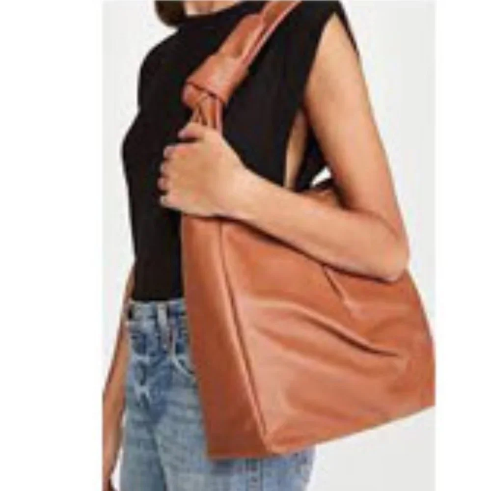 STAUD Island Knotted Leather Tote - Picture 3 of 14
